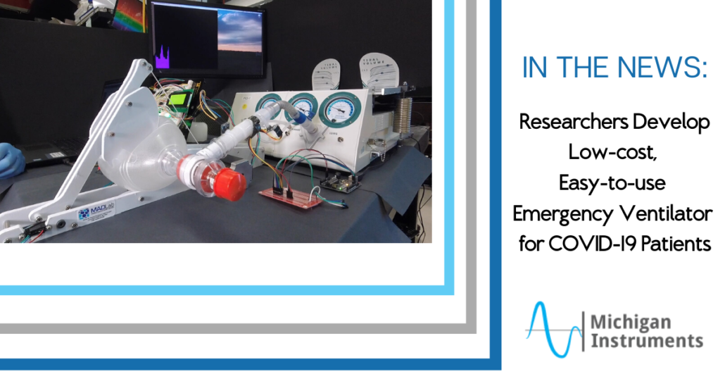 研究人員為COVID-19患者開發(fā)了低成本，易于使用的緊急呼吸機(jī)